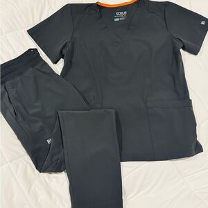 Scrub Black Scrub Set